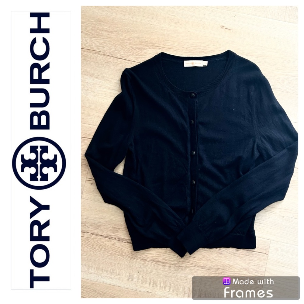 Tory Burch Navy Cardigan M